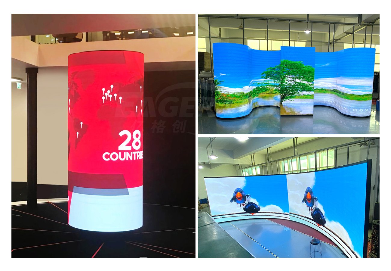 Flexible LED Display LED Display Manufacturer in China EagerLED cool LED display