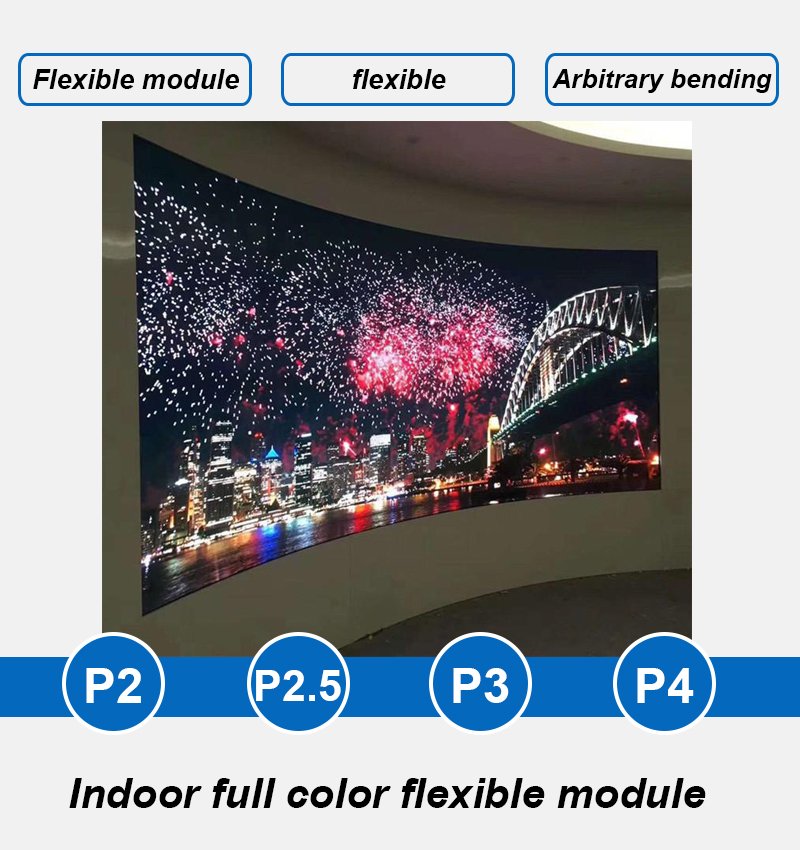 Soft module 01 LED Display Manufacturer in China EagerLED Flexible LED displays