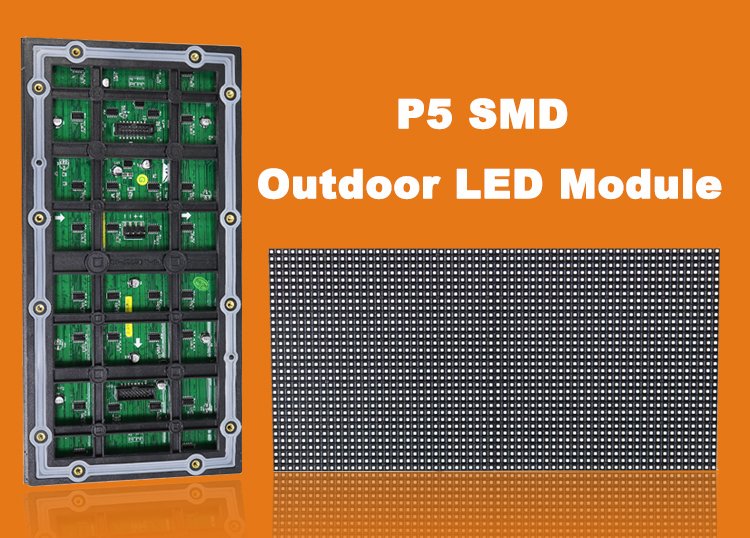 320mmx160mm P5 Outdoor LED Module LED Display Manufacturer in China EagerLED
