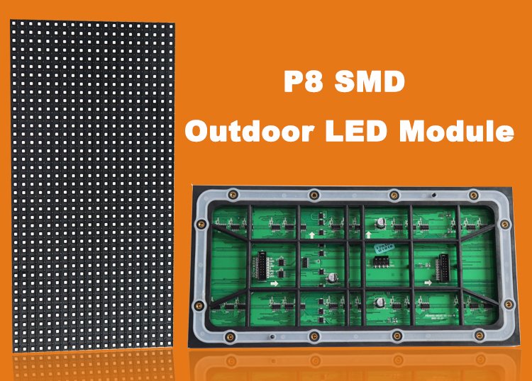 320mmx160mm P8 Outdoor LED Module LED Display Manufacturer in China EagerLED