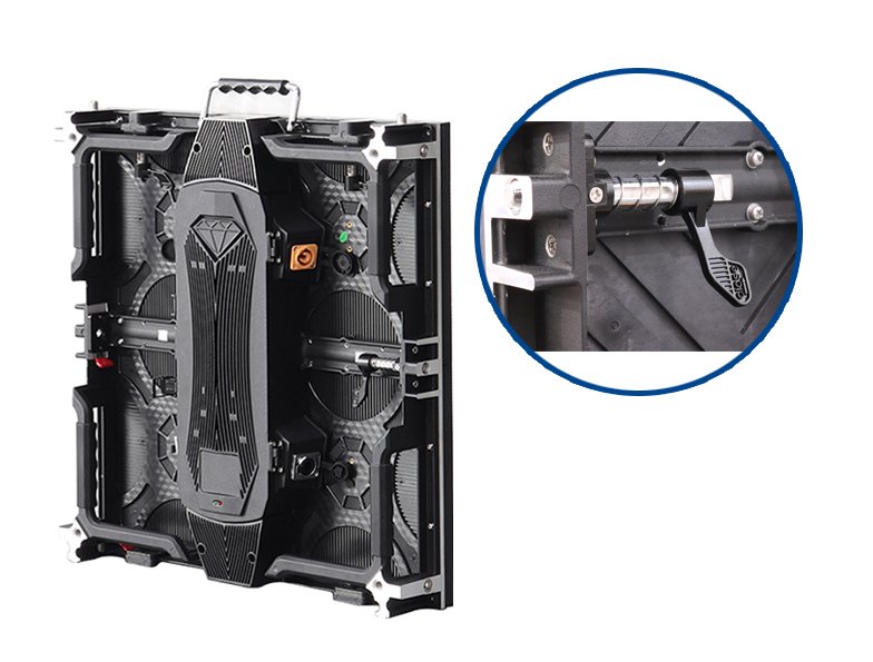 Cabinet lock LED Display Manufacturer in China EagerLED SMD1921 P391 Outdoor 500X500mm Rental Advertising LED Display
