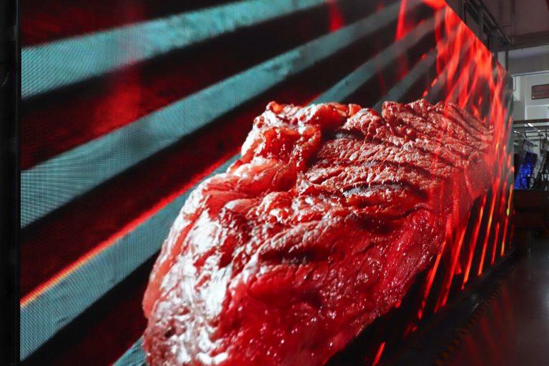 P1.95 شاشة خلفية داخلية 1000 × 500 و 500 × 500 إلى الولايات المتحدة الأمريكية