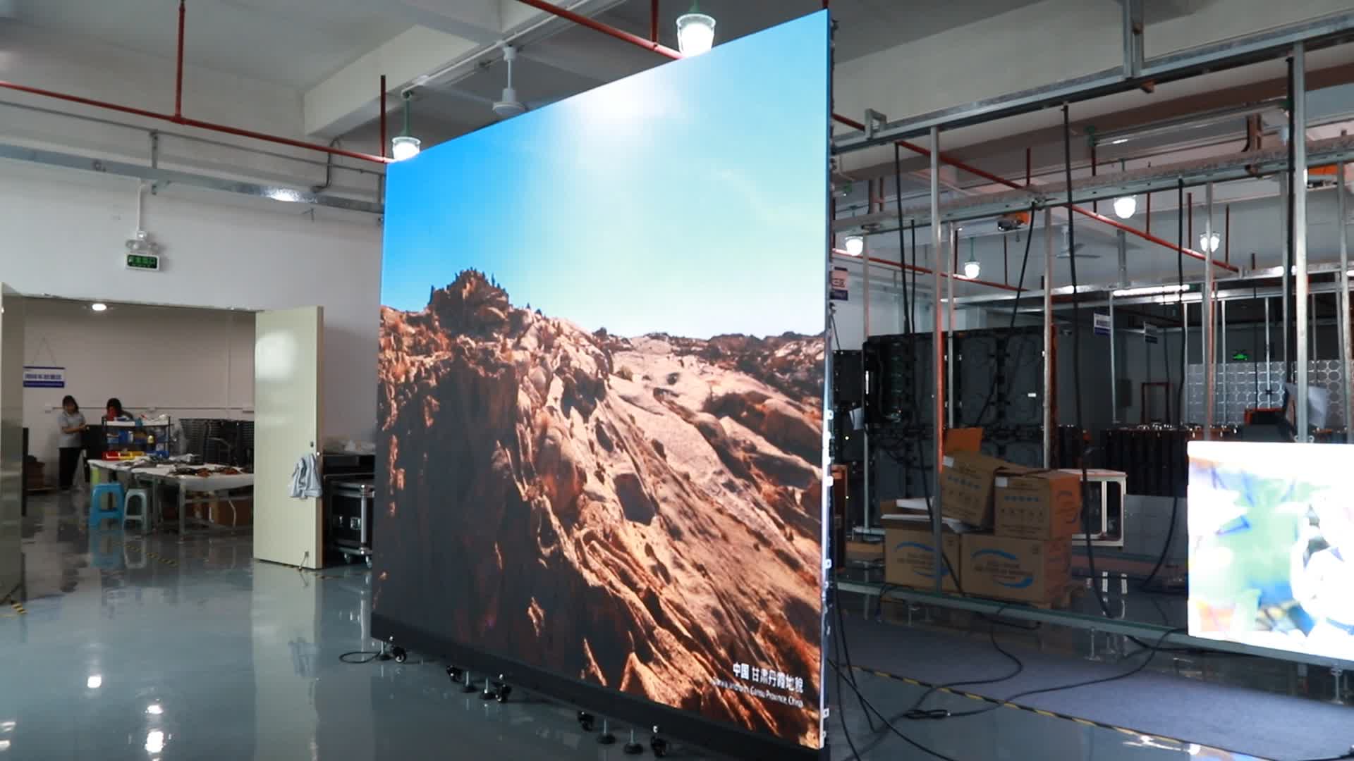 5 EA500H3 Indoor 500x500mm LED Rental Screen Sent to the Netherlands