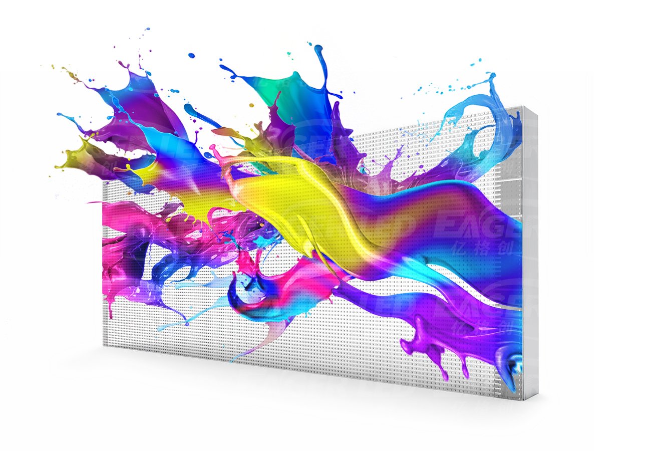 EAiFilm transparent LED film screen LED Display Manufacturer in China EagerLED EA iFilm transparent LED film screen
