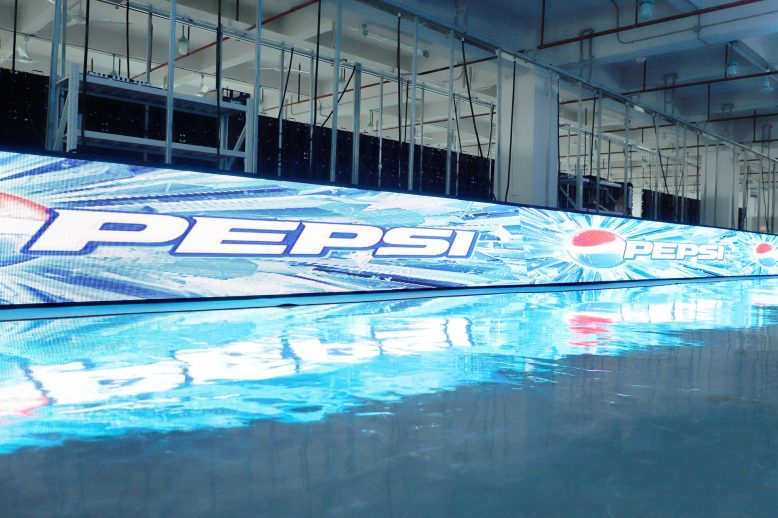 Stadium Perimeter LED Displays in the workshop