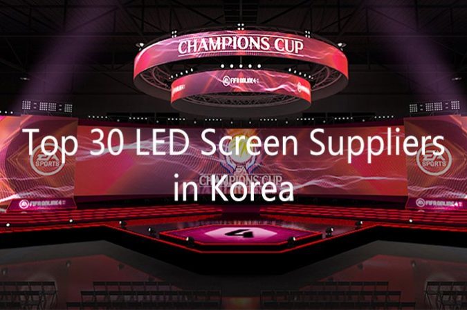 Top 30 nhà cung cấp màn hình LED tại Hàn Quốc