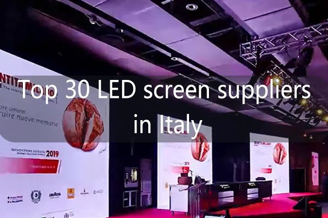 Top 30 LED screen suppliers in Italy