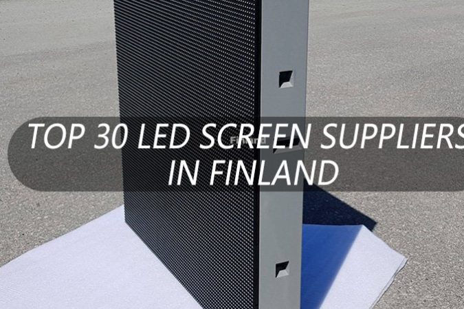 Top 30 des fournisseurs d'écrans LED en Finlande