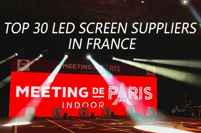 Top 30 des fournisseurs d'écrans LED en France