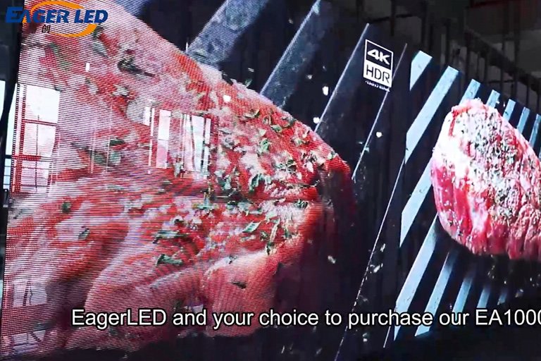 P3.91-7.82 EA1000TIF indoor 1000x500mm LED transparent screen