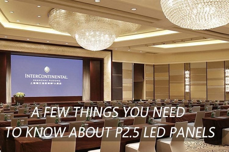 P2.5 LED Panels in the meeting room
