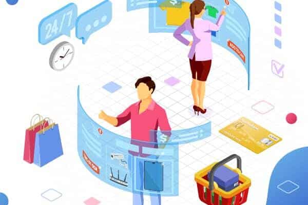 vr shopping in retail landscape LED Display Manufacturer in China EagerLED VR shopping in retail landscape