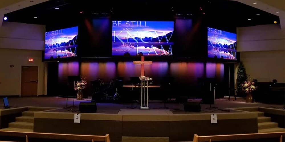 Church LED Wall 7 LED Display Manufacturer in China EagerLED