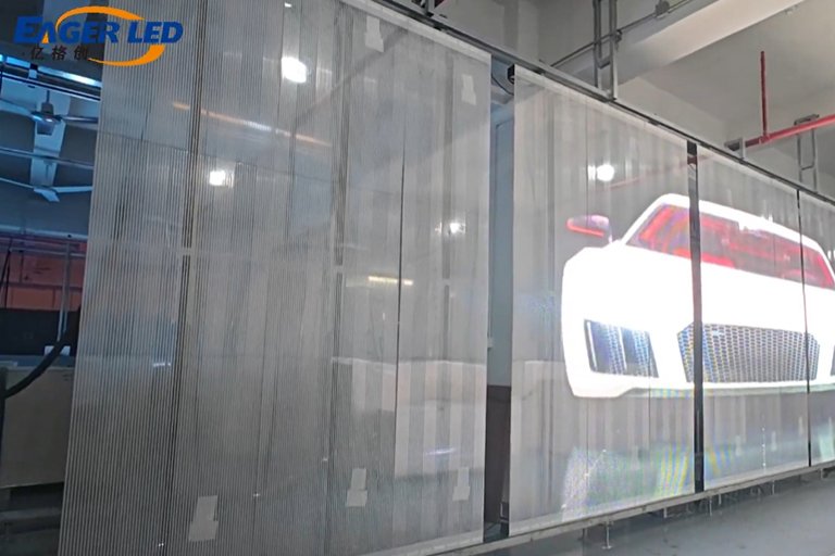 EA-iFilm Indoor Transparent LED Film Screen