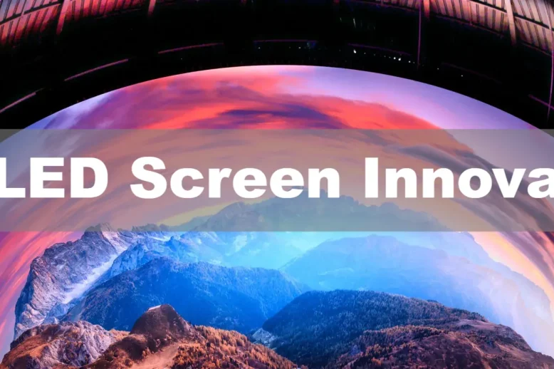 Big LED Screen Innovation Title Big LED Screen Innovation Title