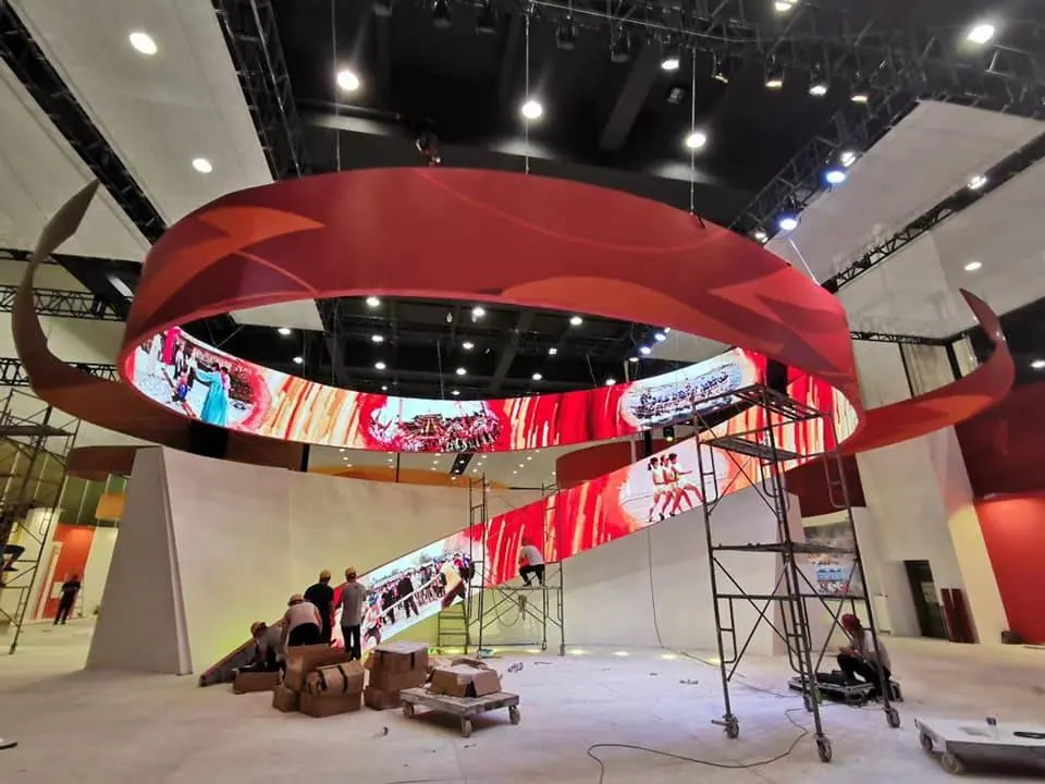 curved and flexible jumbotrons LED Display Manufacturer in China EagerLED curved and flexible jumbotrons