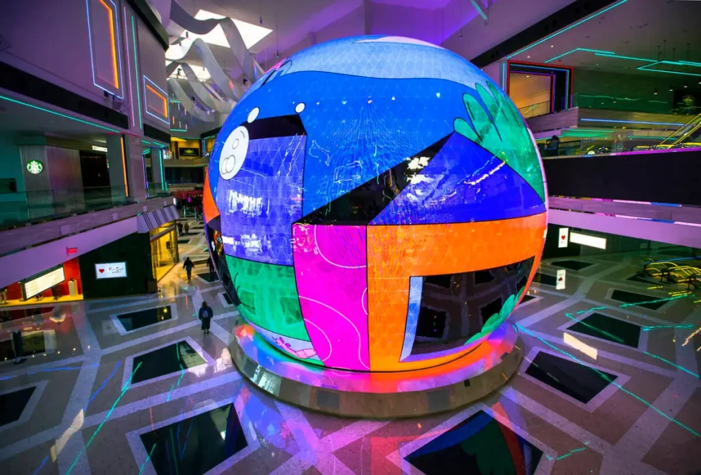 LED Sphere at Resort WorldLas Vegas LED Display Manufacturer in China EagerLED LED Sphere at Resort WorldLas Vegas