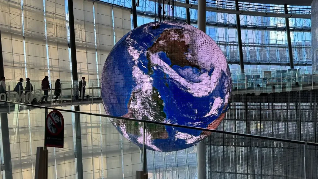 Spherical LED Display at the Tokyo National Museum LED Display Manufacturer in China EagerLED Spherical LED Display at the Tokyo National Museum