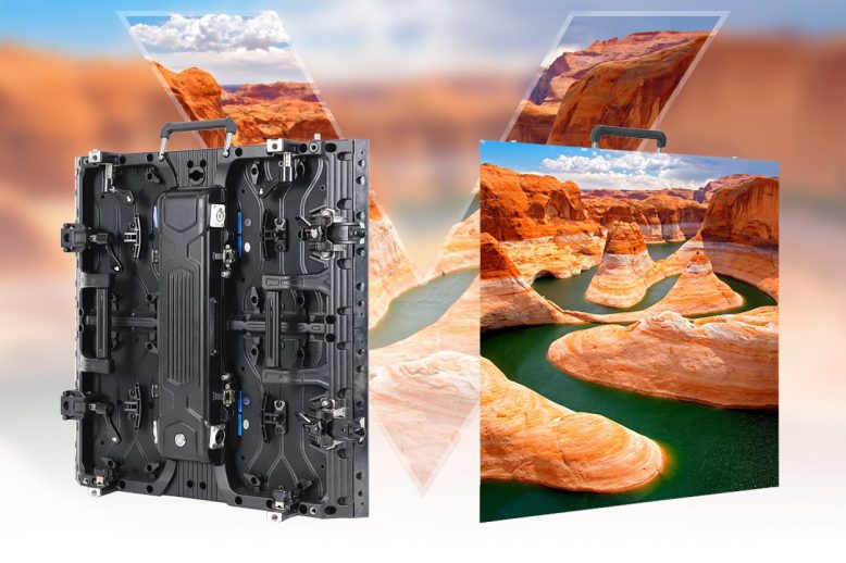 EA500H8V Right-angle Rental LED Display
