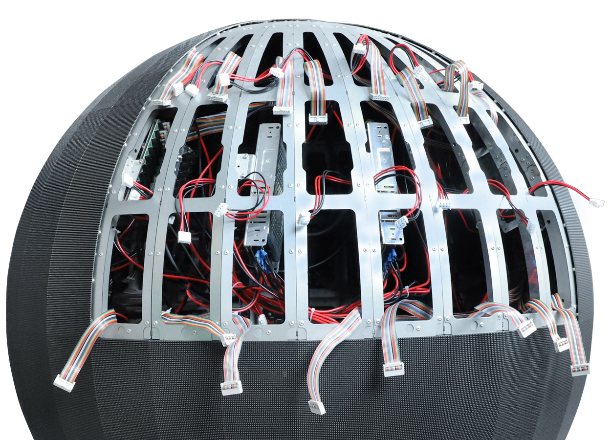 LED Spherical display LED Display Manufacturer in China EagerLED LED Spherical display