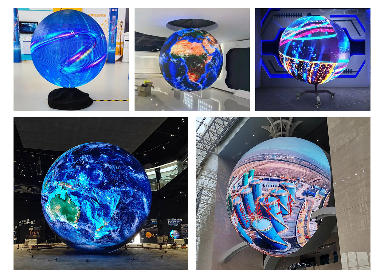 LED Spherical display LED Display Manufacturer in China EagerLED LED Spherical display