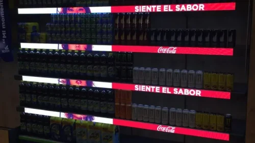 شاشة عرض LED للرفوف