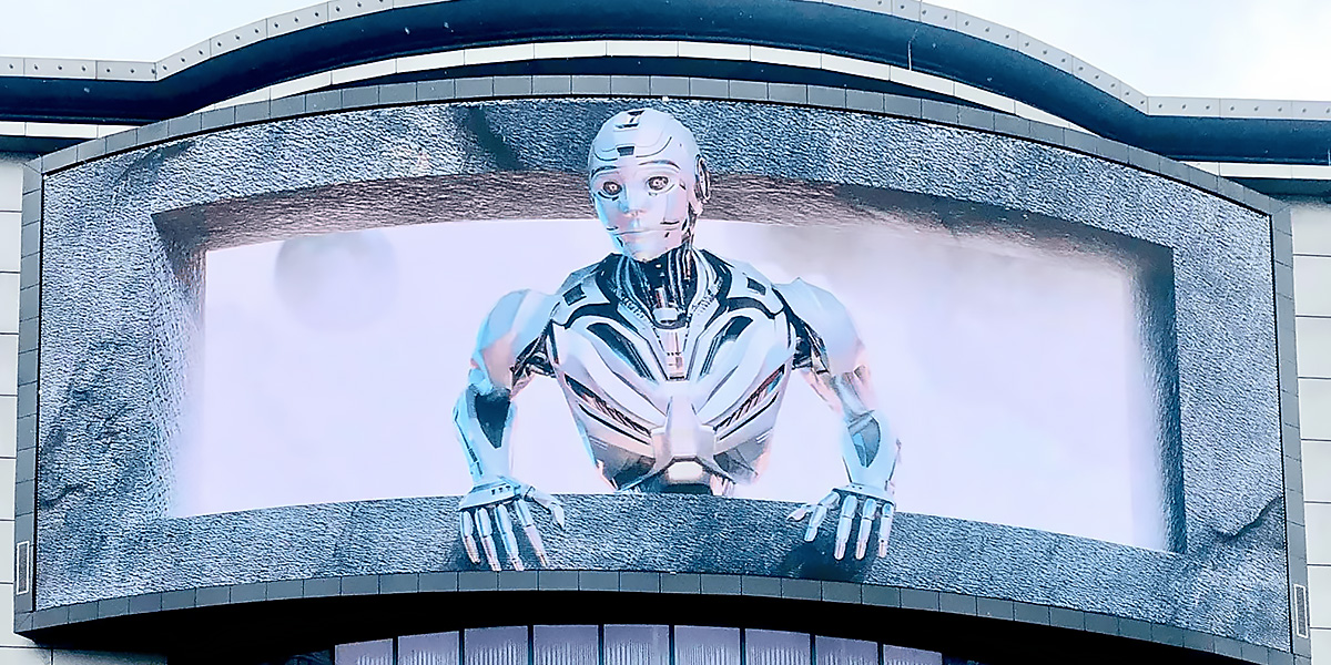 3D Billboard China 4 LED Display Manufacturer in China EagerLED 3D Billboard China