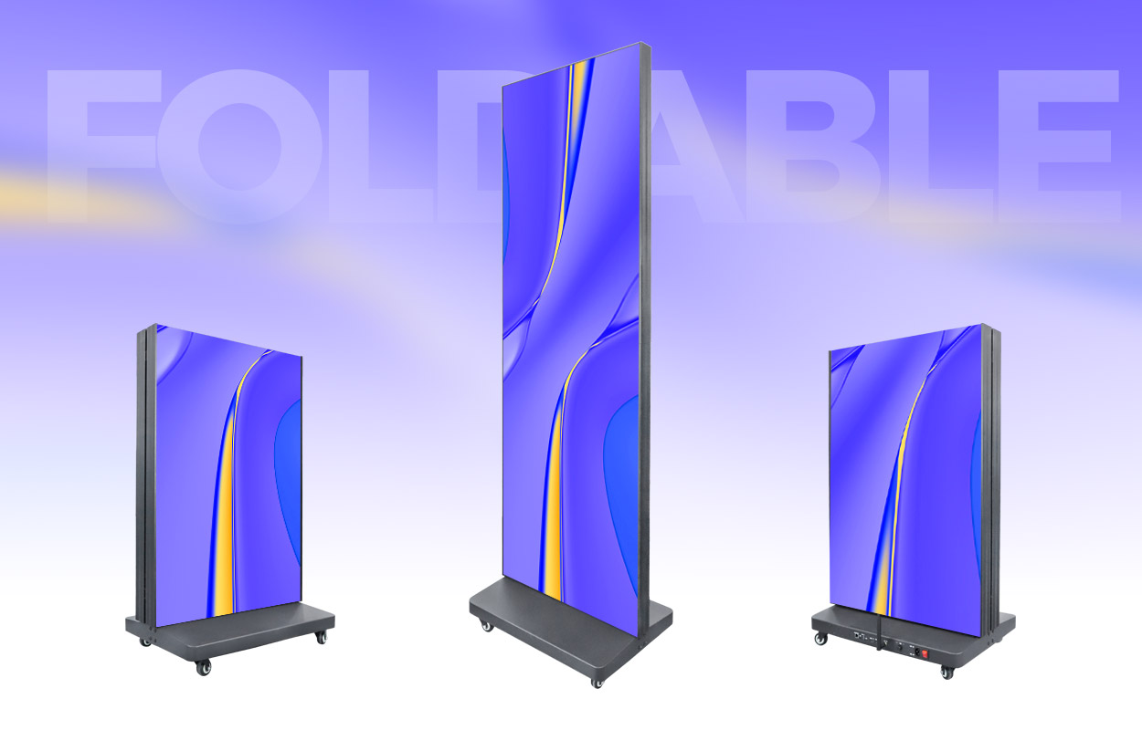 Foldable Poster LED Display 1 LED Display Manufacturer in China EagerLED