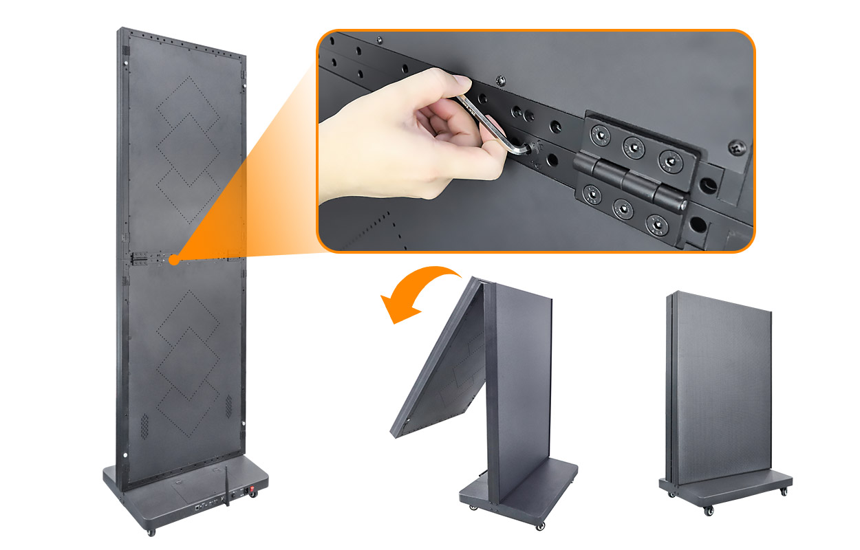 FoldablePosterLEDDisplay3 LED Display Manufacturer in China EagerLED