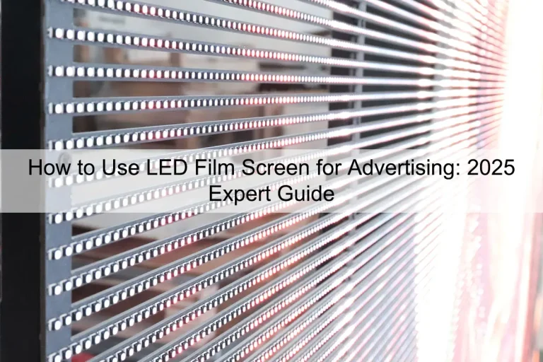 Best LED Film Screen