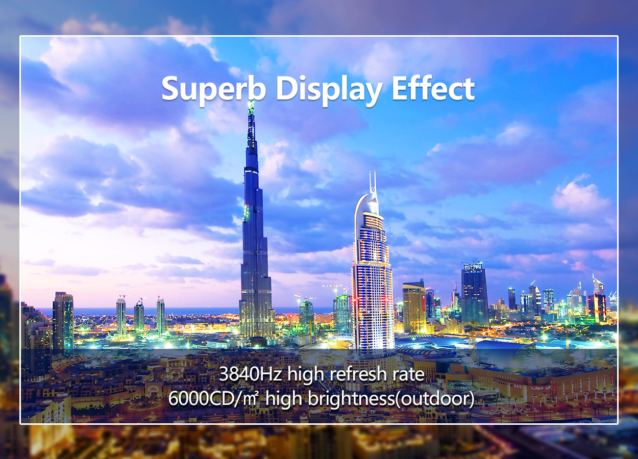 شاشة LED للإعلان EA960R3، مصنع شاشتي LED في الصين EagerLED