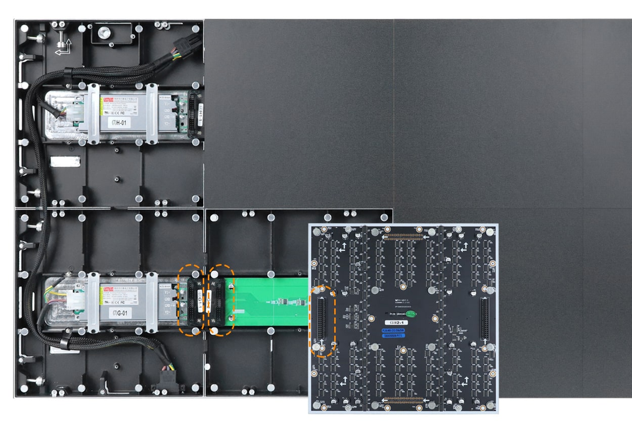 شاشة عرض LED داخلية EA250WH3، شاشة LED جدارية 4، مُصنِّع شاشات LED في الصين EagerLED