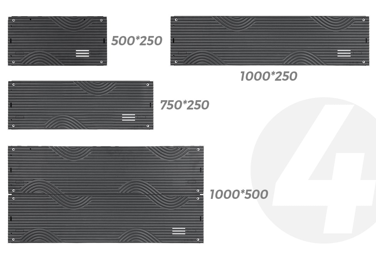 شاشة عرض LED داخلية EA250WH3، شاشة LED جدارية 8، مُصنِّع شاشات LED في الصين EagerLED