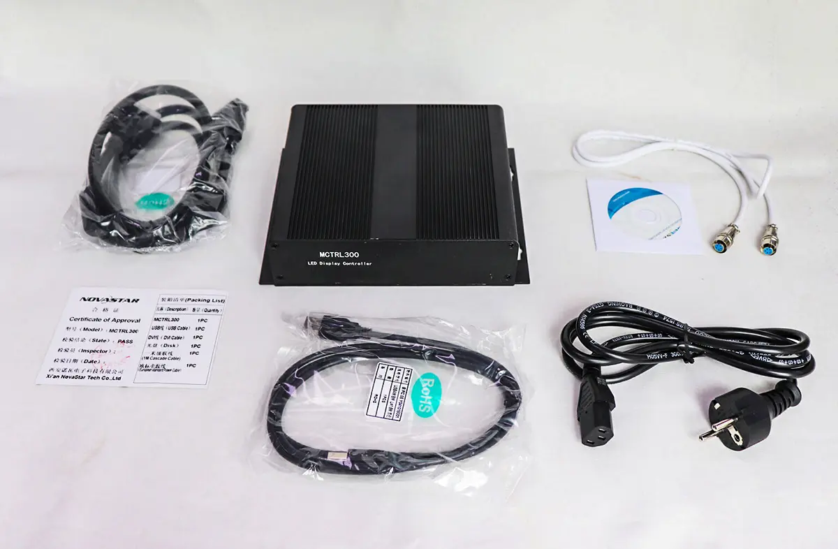 A Novastar MCTRL300 complete set