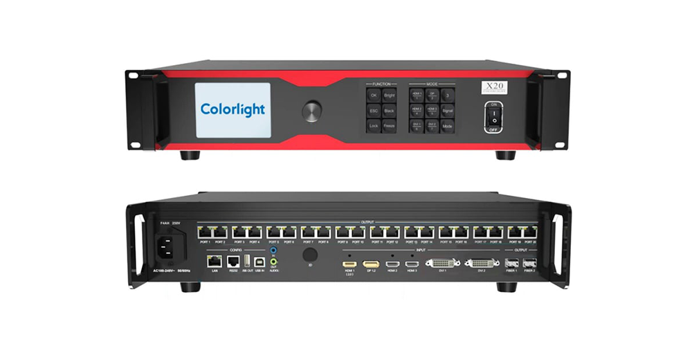 Colorlight X20 LEDディスプレイコントローラーおよび4Kビデオプロセッサー