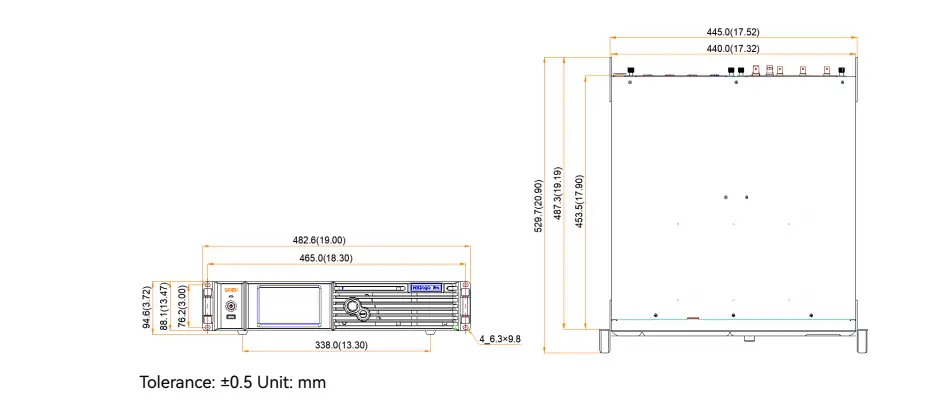 Novastar MX2000 Pro Dimensions