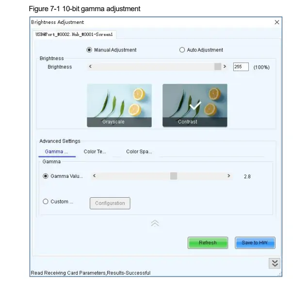 Gamma Control of Novastar MCTRL660 LED Display Manufacturer in China EagerLED Gamma Control of Novastar MCTRL660