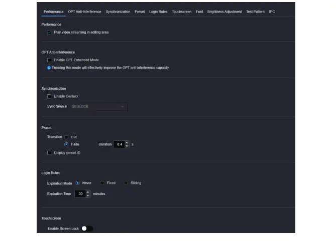 Genlock System of Novastar H15