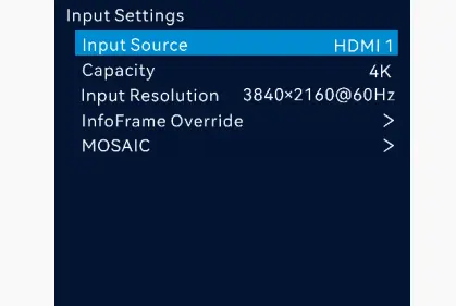 Input settings LED Display Manufacturer in China EagerLED Input settings