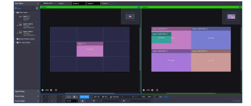 Multiple Screen Control