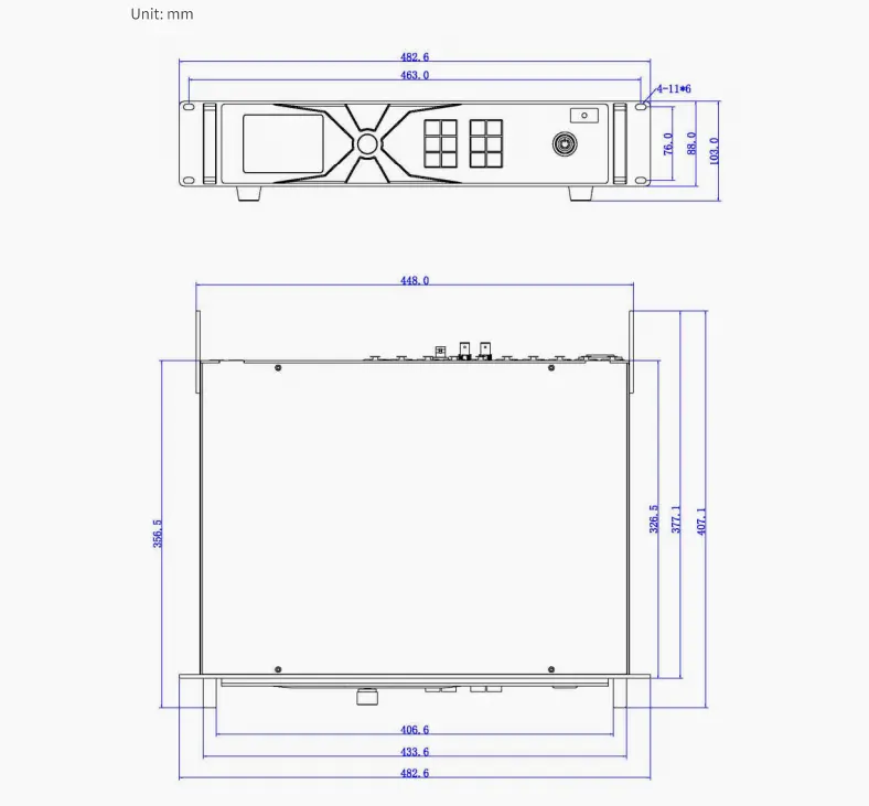 Reference Dimension LED Display Manufacturer in China EagerLED Colorlight Z5 Reference Dimension