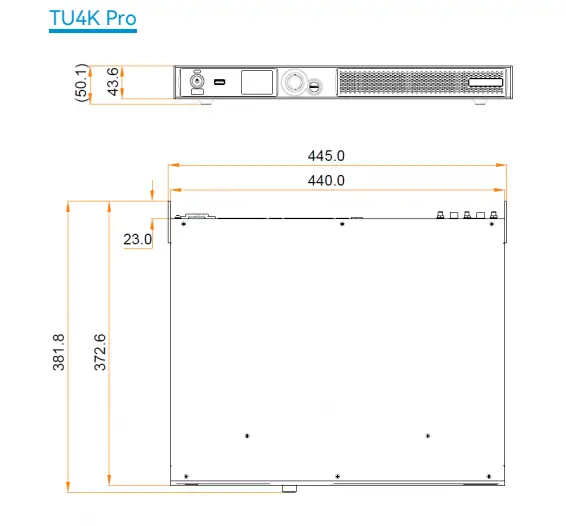 TU4K Pro Size