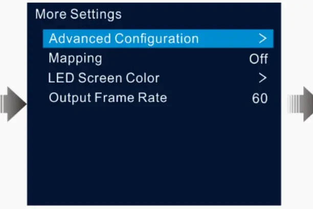 VX400Pro Advanced configuration