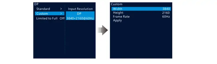 Custom Resolution of Novastar NovaPro UHD Jr Video Processor