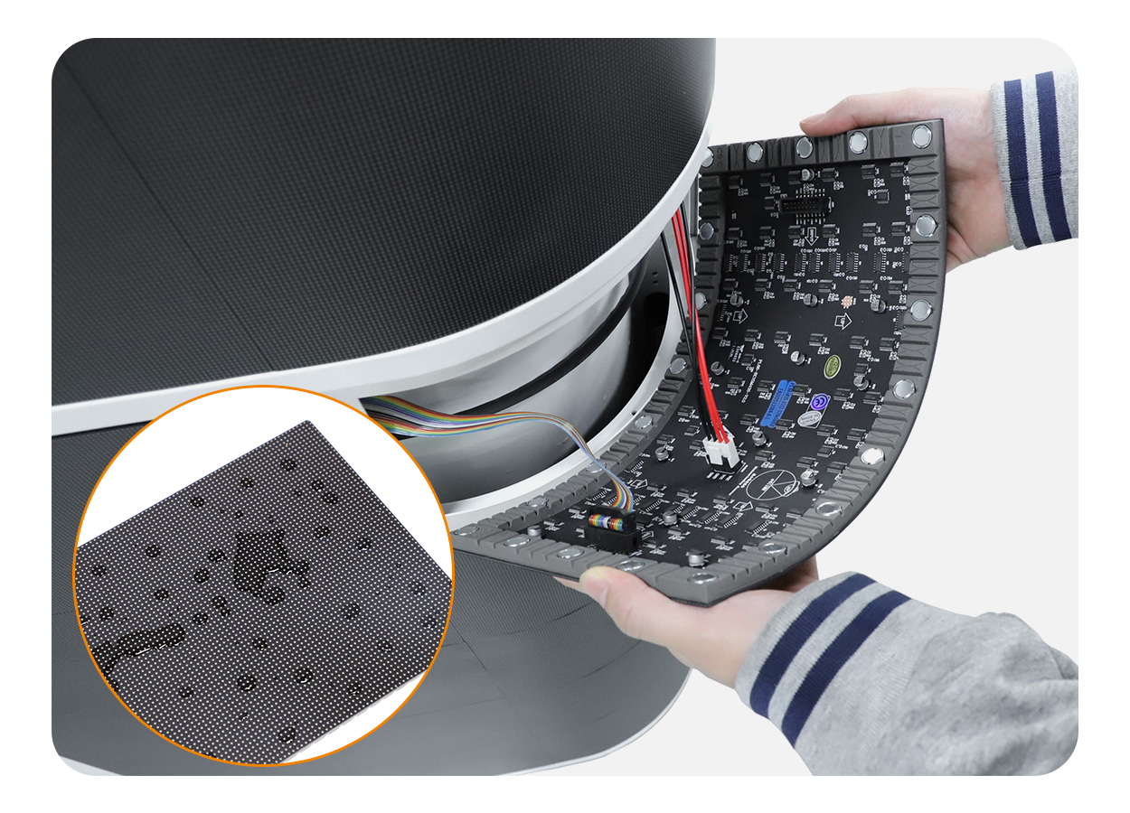 شاشة عرض LED لمكتب الاستقبال، مصنع شاشات LED في الصين EagerLED