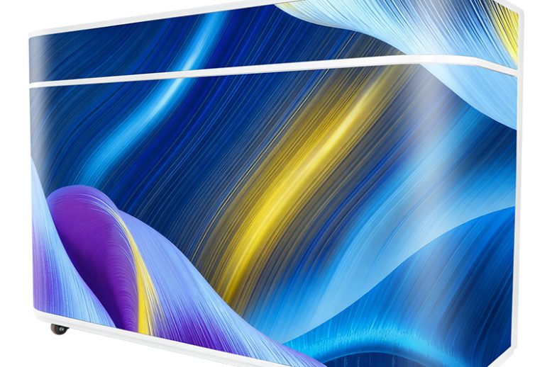 Écran LED 9 pouces à la réception Écran LED intérieur EA-FD pour comptoir d'accueil avec comptoir intégré