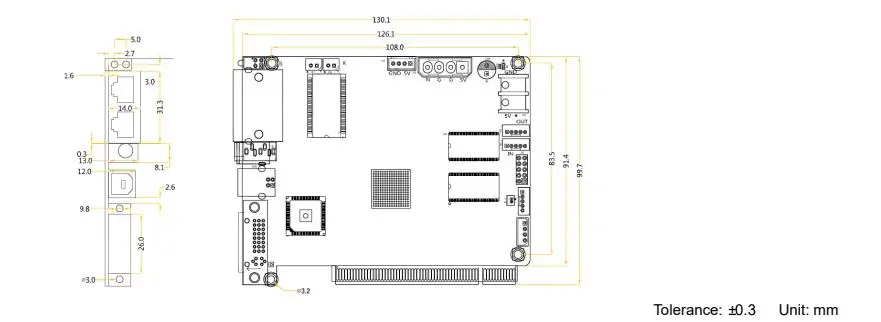 NOVA MSD300 Dimensions NOVA MSD300 Dimensions