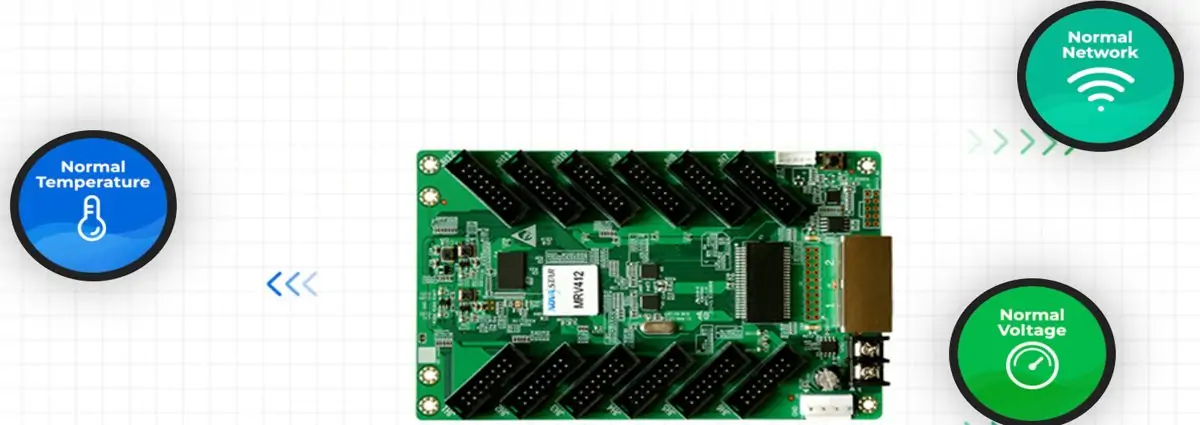 Temperature and Voltage Monitoring of Receiving Card LED Display Manufacturer in China EagerLED Temperature and Voltage Monitoring of Receiving Card