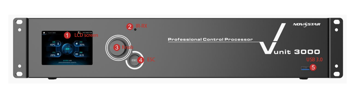 Vunit 3000 Control Processor Front Panel LED Display Manufacturer in China EagerLED
