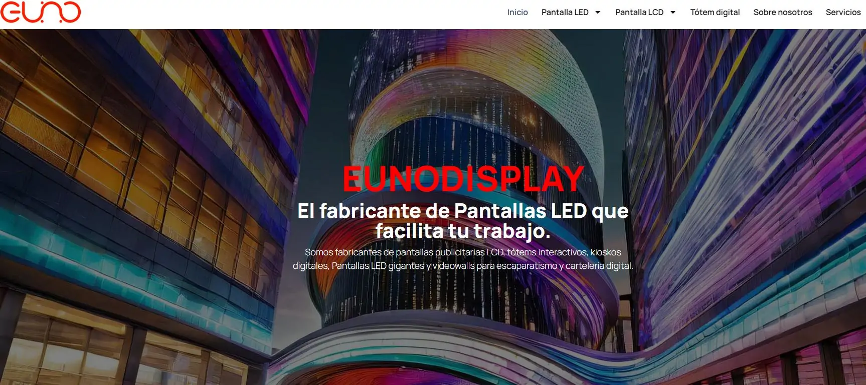 Euno Commercial Displays Technology SL LED Display Manufacturer in China EagerLED Euno Commercial Displays Technology SL